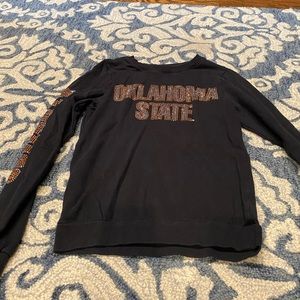 Recycled Karma Oklahoma State long sleeve pullover in size S